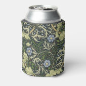 ウィリアム・モリス海苔パターンフローラヴィンテージアート 缶クーラー (缶裏面)