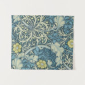 ウィリアム・モリス海苔パターン タペストリー (正面(横))