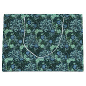 ウィリアム・モリス海苔パターン ラージペーパーバッグ (正面)