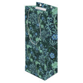 ウィリアム・モリス海苔パターン ワインギフトバッグ (裏面アングル)