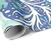 ウィリアム・モリス海藻ブルー・パターン ラッピングペーパー (ロールコーナー)