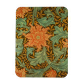 ウィリアム・モリス独身のステムパターンアールヌーボー マグネット (縦)