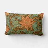 ウィリアム・モリス独身のステムパターンアールヌーボー ランバークッション (裏面)