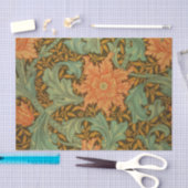 ウィリアム・モリス独身のステムパターンアールヌーボー 薄葉紙 (クラフト)