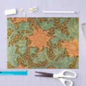 ウィリアム・モリス独身のステムパターンアールヌーボー 薄葉紙 (クラフト)