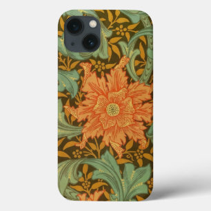 ウィリアム・モリス独身のステムパターンアールヌーボー iPhone 13ケース