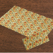 ウィリアム・モリス秋の太陽の花 ミディアムテーブルランナー