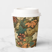 ウィリアム・モリス秋の感謝祭紙カップ 紙コップ (裏面)