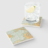 ウィリアム・モリス織物パターン ストーンコースター (横)