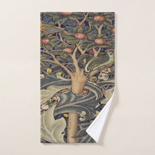 ウィリアム・モリス美しいアールヌーボー作品 ハンドタオル (ハンドタオル)