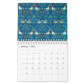 ウィリアム・モリス美学アートフローラウォールカレンダー カレンダー (2月 2027)