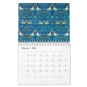 ウィリアム・モリス美学アートフローラウォールカレンダー カレンダー (2月 2026)