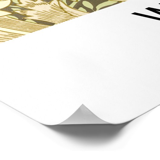 ウィリアム・モリス美術フローラプリント展ポスター ポスター (角)