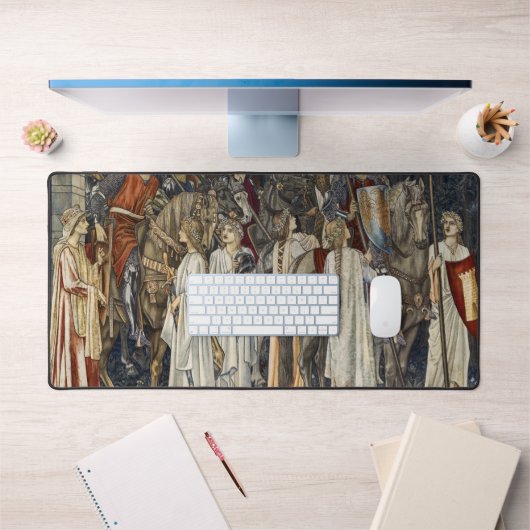 ウィリアム・モリス聖杯の探求：シールド森 デスクマット (オフィス1)