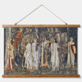 ウィリアム・モリス聖杯の探求：シールド森 吊り下げ型タペストリー (正面)