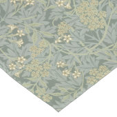 ウィリアム・モリス花が緑 ロングテーブルランナー (コーナー)