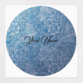 ウィリアム・モリス花の柄、刷新、ヴィンテージ、 ラベル (デザイン1)