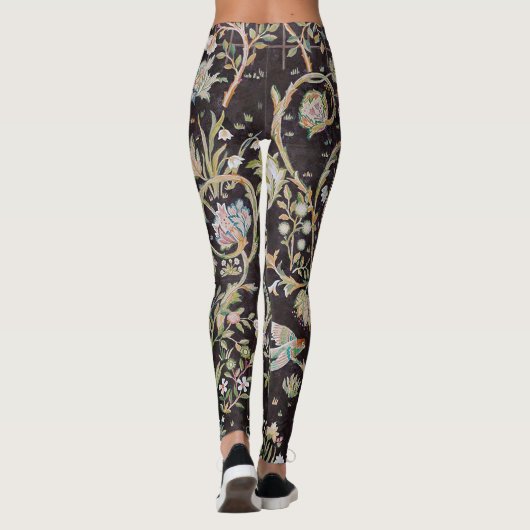 ウィリアム・モリス花園の鳥とウサギ レギンス (裏面)