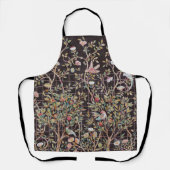 ウィリアム・モリス花園の鳥 エプロン (正面)