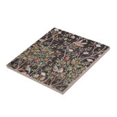 ウィリアム・モリス花園の鳥 タイル (側面)