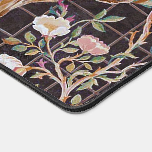 ウィリアム・モリス花園の鳥 デスクマット (コーナー)