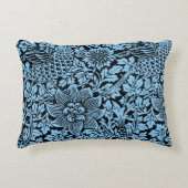 ウィリアム・モリス花柄バードアネノーム アクセントクッション (正面)