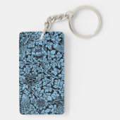 ウィリアム・モリス花柄バードアネノーム キーホルダー (裏面)