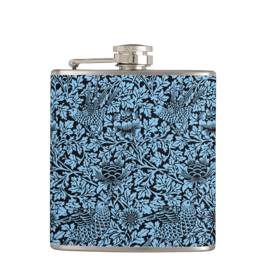 ウィリアム・モリス花柄バードアネノーム フラスク (正面)