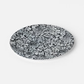 ウィリアム・モリス花柄バードアネノーム ペーパープレート (アングル)