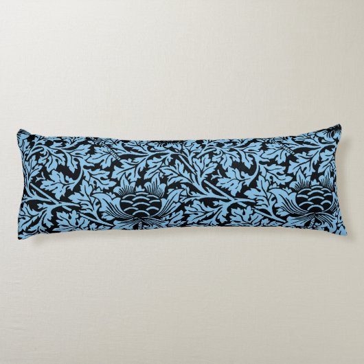 ウィリアム・モリス花柄バードアネノーム ボディピロー (裏面)