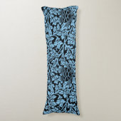 ウィリアム・モリス花柄バードアネノーム ボディピロー (正面縦)