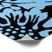 ウィリアム・モリス花柄バードアネノーム ポスター (角)