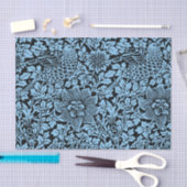 ウィリアム・モリス花柄バードアネノーム 薄葉紙 (クラフト)