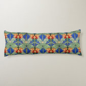 ウィリアム・モリス花柄 ボディピロー (裏面)