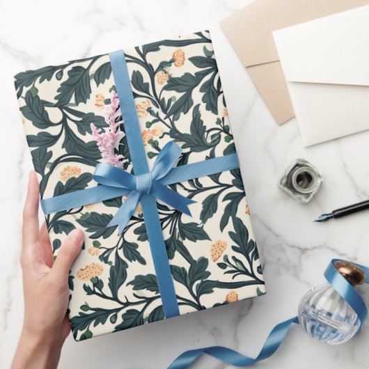 ウィリアム・モリス花柄 ラッピングペーパー (ギフト)