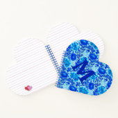 ウィリアム・モリス菊の影のデニムブルー ノートブック (内部)