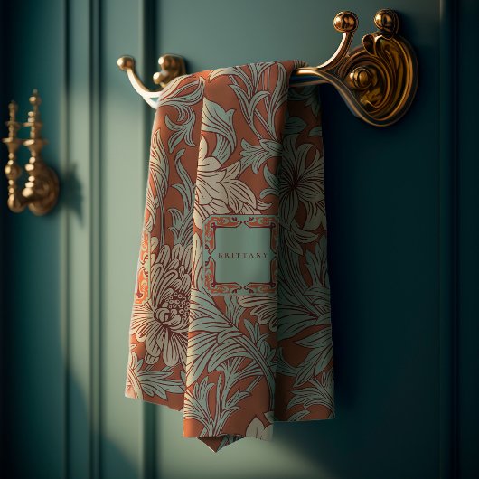 ウィリアム・モリス菊の柄バスタオルSe バスタオルセット