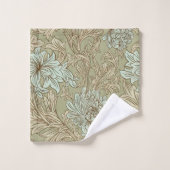 ウィリアム・モリス菊の柄バスタオルSe バスタオルセット (ウォッシュタオル)