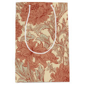 ウィリアム・モリス菊の柄ミディアムギフトB ミディアムペーパーバッグ (正面)