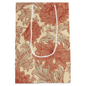 ウィリアム・モリス菊の柄ミディアムギフトB ミディアムペーパーバッグ (裏面)