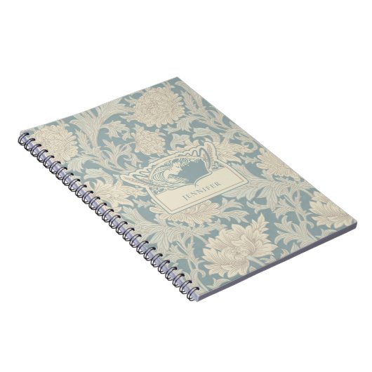 ウィリアム・モリス菊の柄 ノートブック (右側)