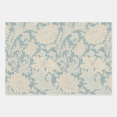ウィリアム・モリス菊の柄 ラッピングペーパーシート (正面)
