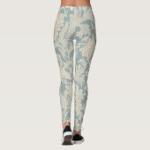 ウィリアム・モリス菊の柄 レギンス (裏面)