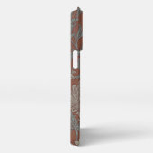 ウィリアム・モリス菊の柄iPhoneケース iPhoneケース (右側面)