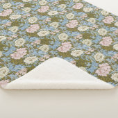 ウィリアム・モリス菊の花の模様の葉 シェルパブランケット (3/4)