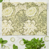 ウィリアム・モリス菊の花柄 キッチンタオル (折り畳み)