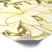 ウィリアム・モリス菊の花柄 ポスター (角)