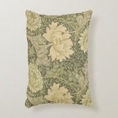 ウィリアム・モリス菊セージ花 アクセントクッション (正面(垂直))