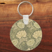 ウィリアム・モリス菊セージ花 キーホルダー (正面)