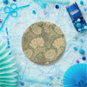 ウィリアム・モリス菊セージ花 ペーパープレート (パーティー)